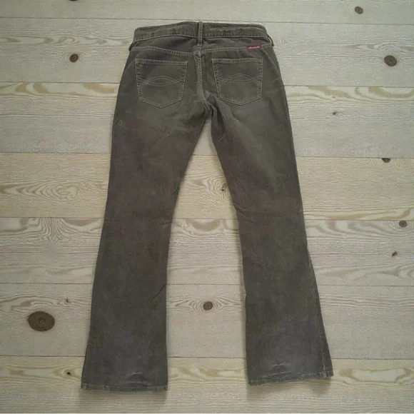 NWT Vtg RED TAG Abercrombie & Fitch Corduroy Flare Pants Y2K Deadstock Brown 2 - Picture 4 of 13